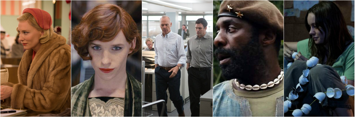 Carol, The Danish Girl, Spotlight, Beasts of Nation and Room will all appear at MVFF38